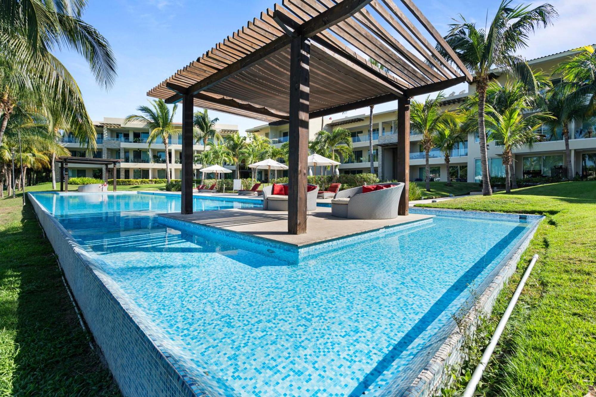 Stylish Peninsula Golf 3Br Oasis With Pool Apartment Nuevo Vallarta Luaran gambar
