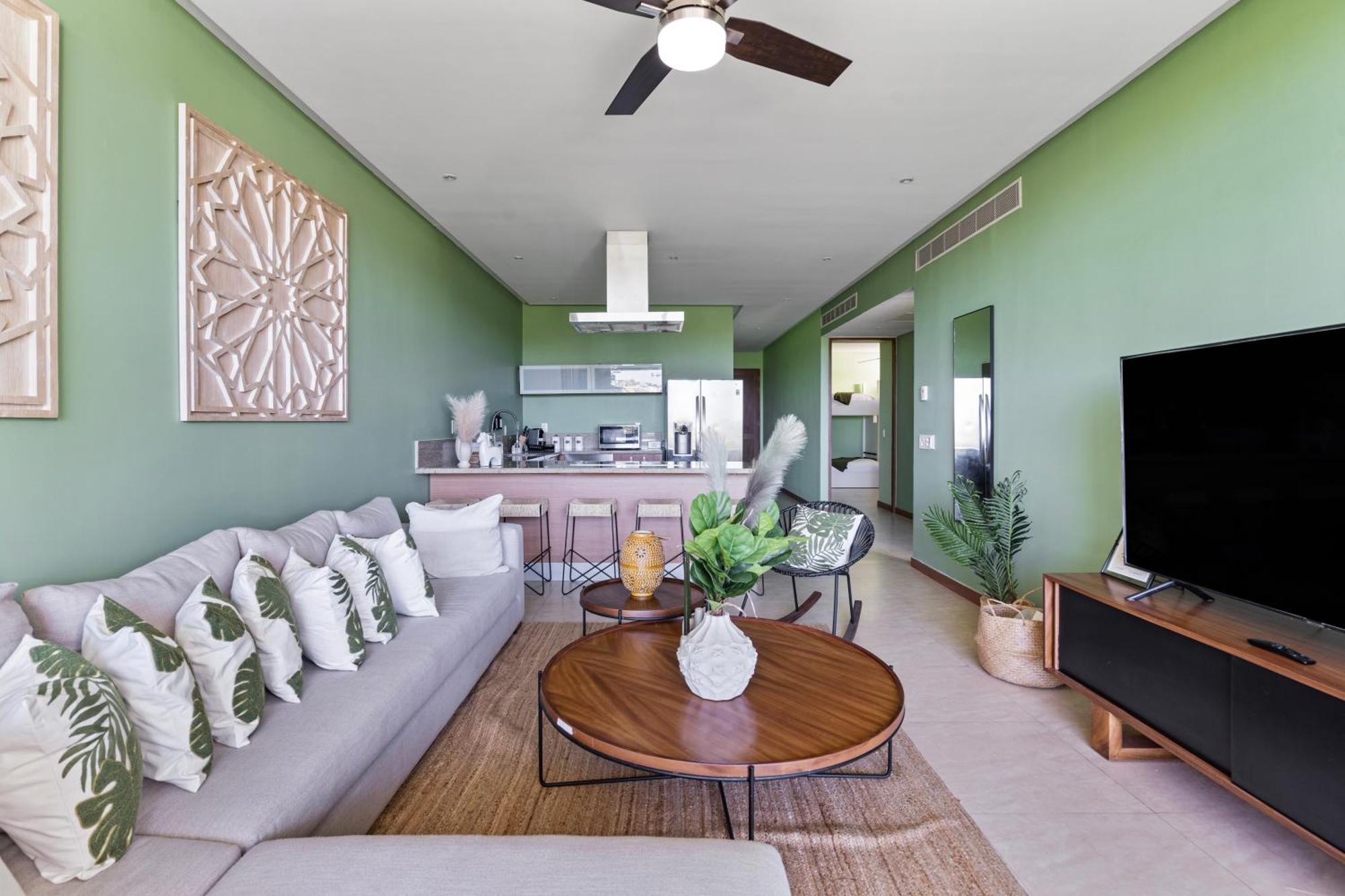 Stylish Peninsula Golf 3Br Oasis With Pool Apartment Nuevo Vallarta Luaran gambar