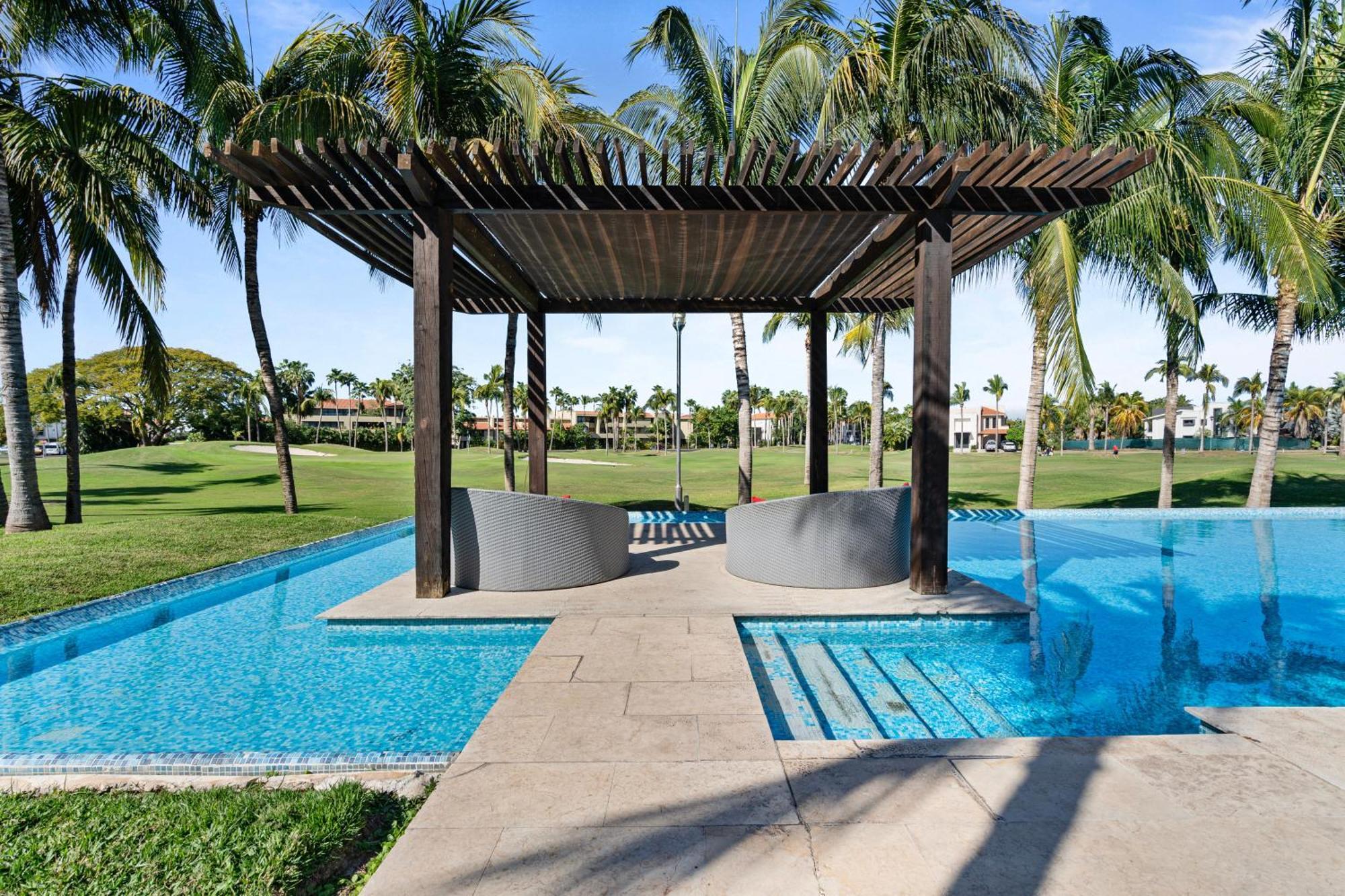Stylish Peninsula Golf 3Br Oasis With Pool Apartment Nuevo Vallarta Luaran gambar