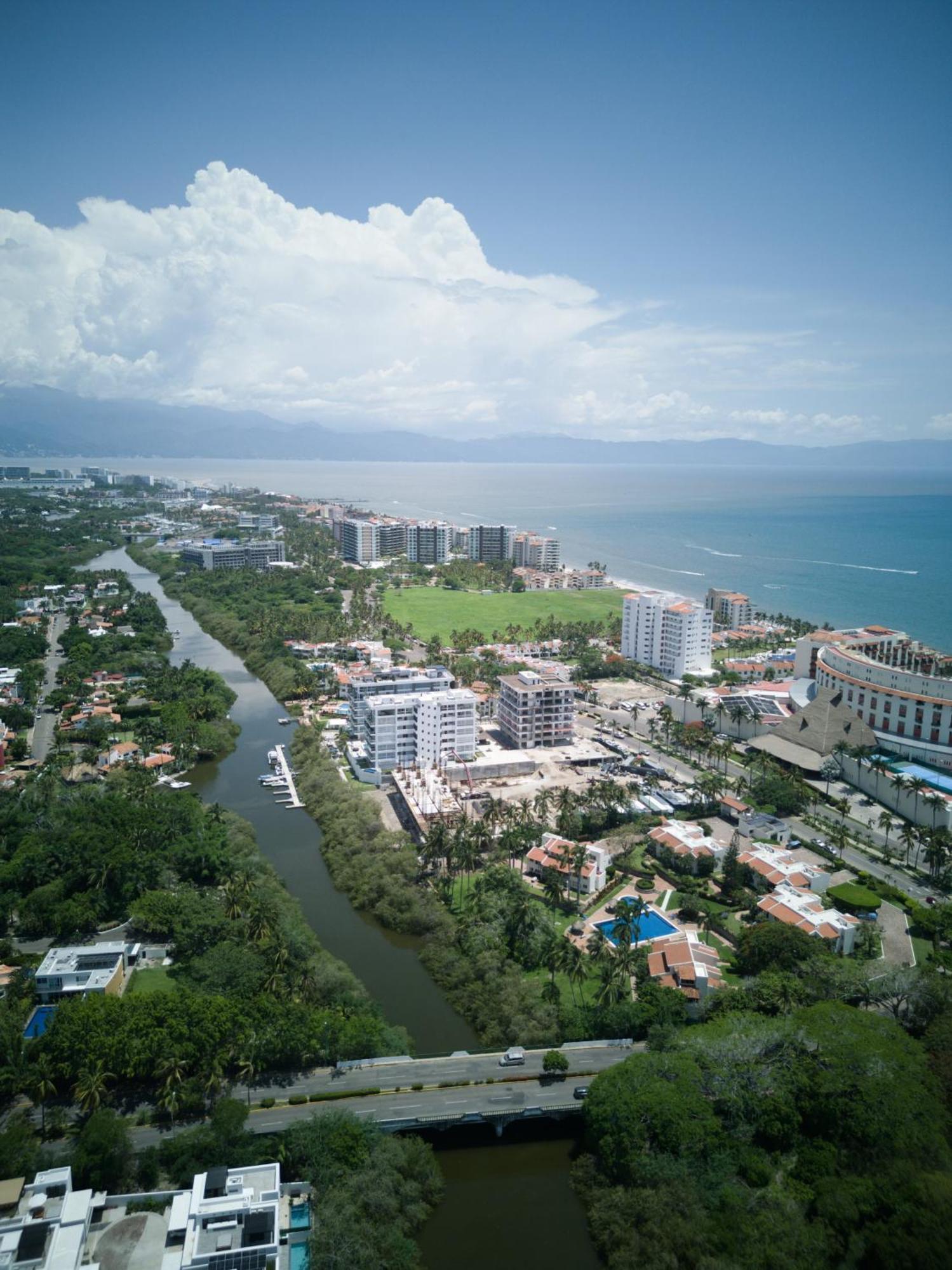 Stylish Peninsula Golf 3Br Oasis With Pool Apartment Nuevo Vallarta Luaran gambar